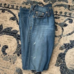 True Religion Brianna jeans size 24 mid rise straight leg.